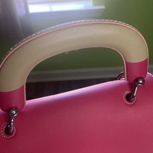 🇬🇧✨BURBERRY✨TRENCH CALFSKIN PINK CROSSBODY/TOP HANDLE✨with COA - Picture 17 of 17